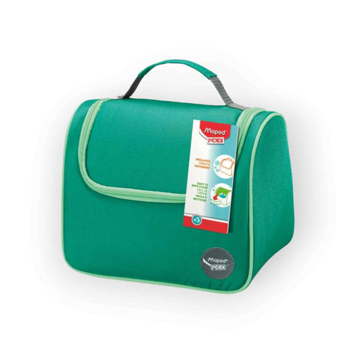 Picture of MAPED LUNCH BAG GREEN 25X17X19CM
